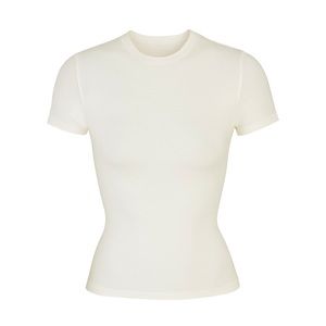COTTON JERSEY T-SHIRT in bone